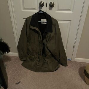 London Fog Olive Green Utility Jacket